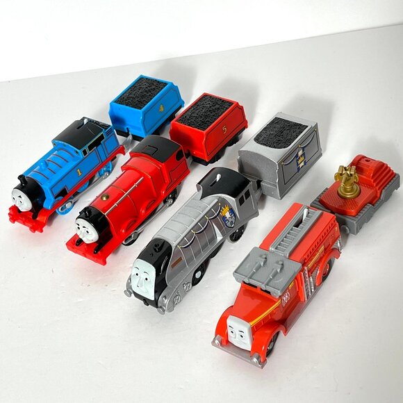 Thomas Trackmaster Train Lot Thomas FLynn Spencer James + Tenders - Picture 2 of 11